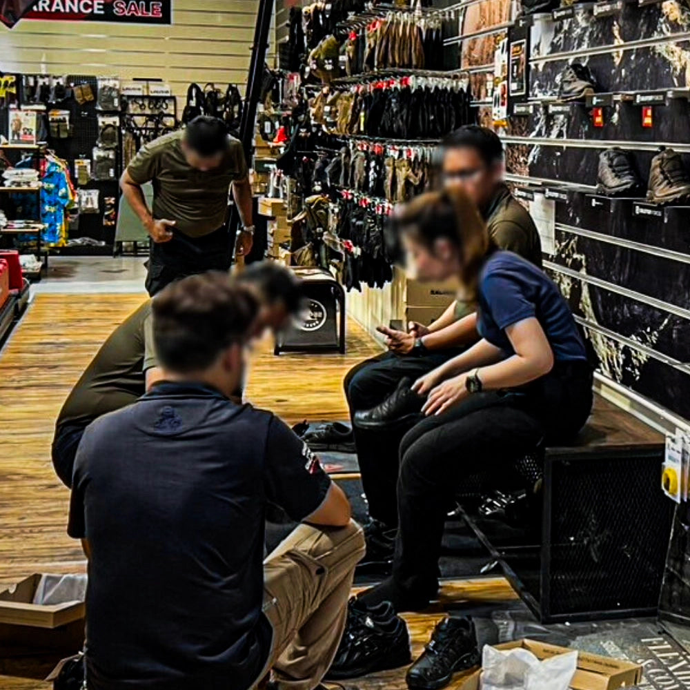 Customers make purchases in-store Valor Tactical Store ร้าน เวเลอร์ แทคติคอล 02